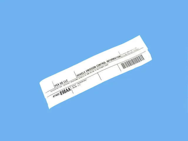 Label - Mopar (47480898ab)