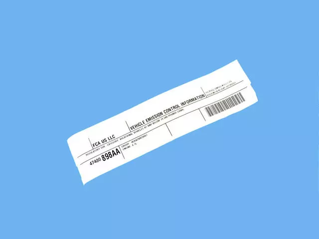 Label - Mopar (47480898ab) - view 12