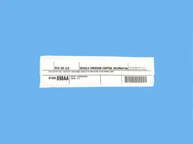Label - Mopar (47480898ab) - view 5