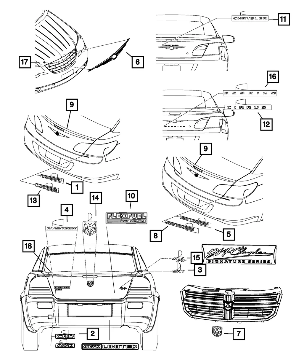 NAMEPLATE - Mopar (4806327ac) - view 5