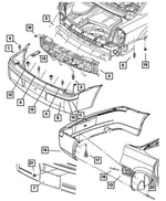 Fascia Support Bracket - Mopar (4806374AA) - view 8