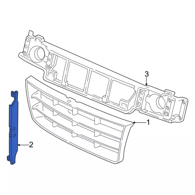 Grille Bracket - Ford (4C2Z-8182-AA) - view 9