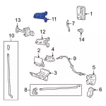 Upper Hinge - Ford (4C3Z-2626800-BA) - view 22