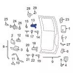 Upper Hinge - Ford (4C3Z-2626800-BA) - view 25