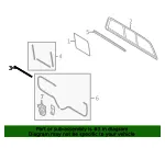 Window Regulator Guide - Ford (4L3Z-15422B68-AA) - view 12