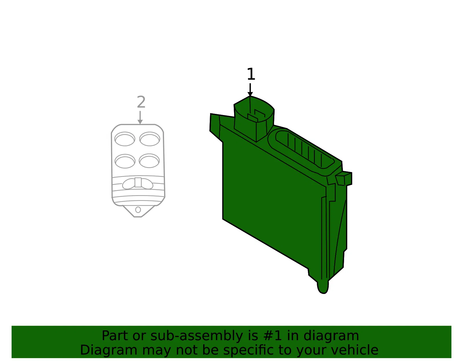 Processor Multiplex Door - Ford (4W1Z-15K602-AA) - view 5