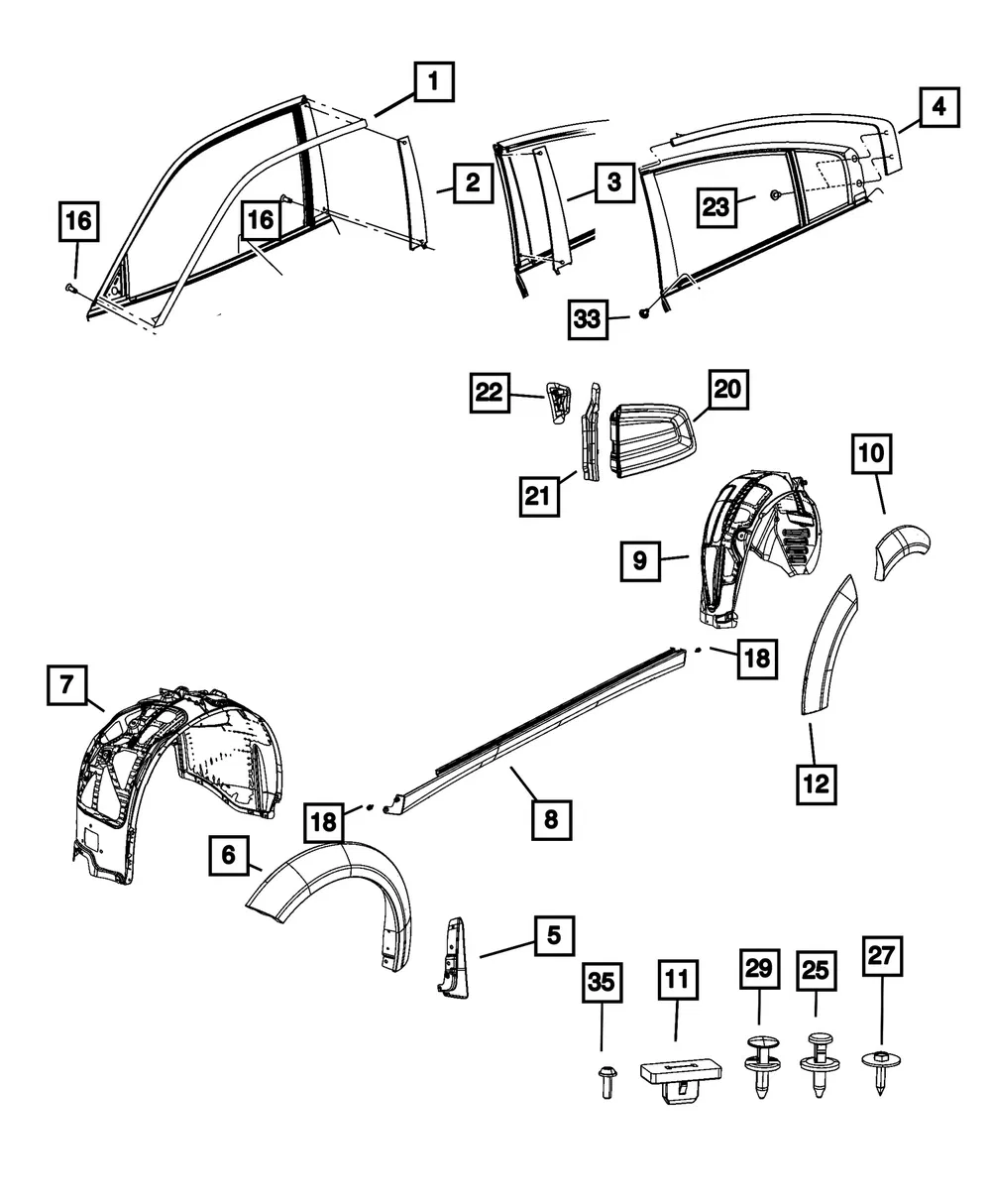Splash Shield, Right - Mopar (5043110ac)