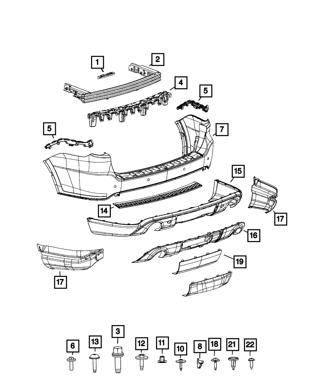 Bumper Step Pad - Mopar (5113690AA) - view 7