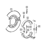 Splash Shield - Driver's Side (LH) - Mopar (5137619AA) - view 6