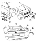 Nameplate - Mopar (5156123AA) - view 10