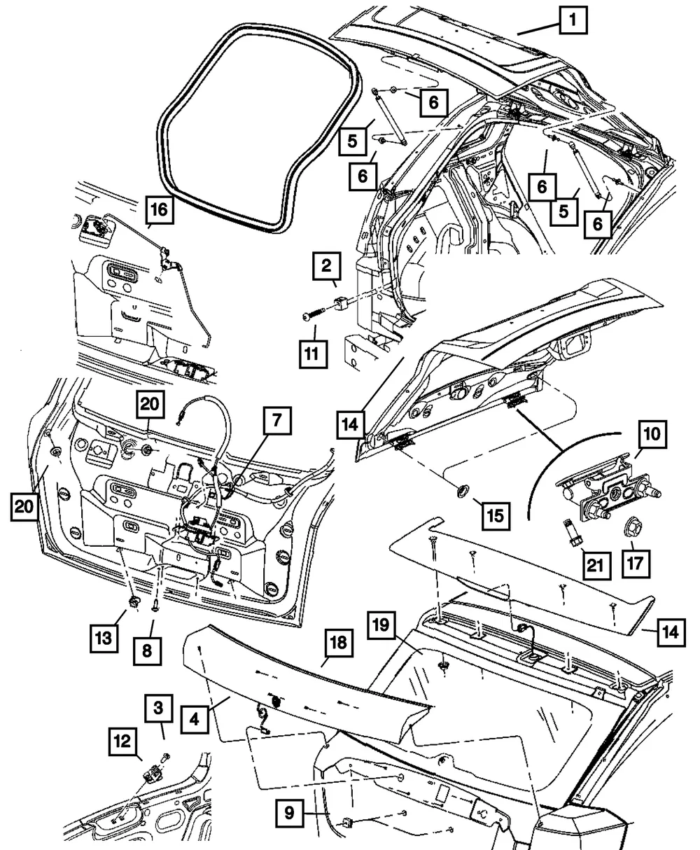 Rubber Bumper - Mopar (5160254ab)