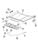 Hood Prop - Mopar (5160367AC) - view 8