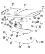 Hood Hinge, Right - Mopar (5178240AB) - view 10