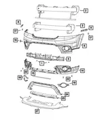 Fascia Support Bracket, Right - Mopar (5178410AD) - view 6