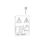 High Voltage Warning Label - Mopar (5186032ab) - view 8
