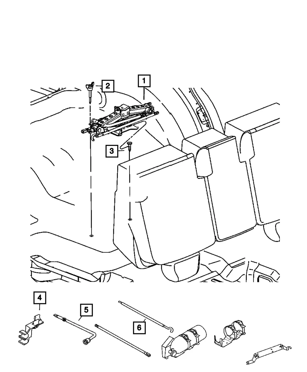 Jack Handle Extension - Mopar (52005180AA) - view 7