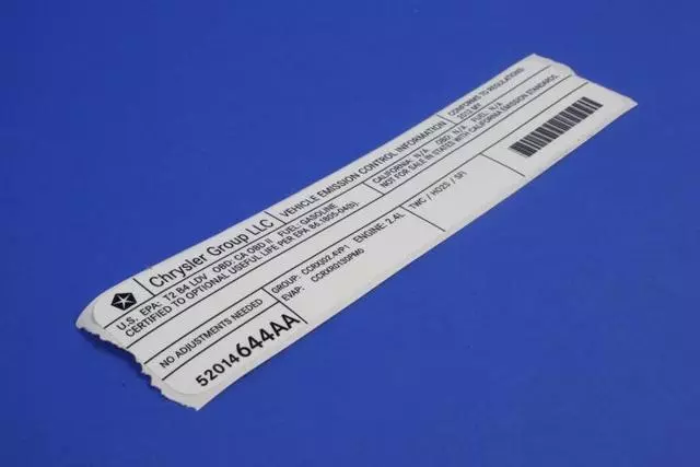 Veci Label Label - Mopar (52014644aa) - view 6