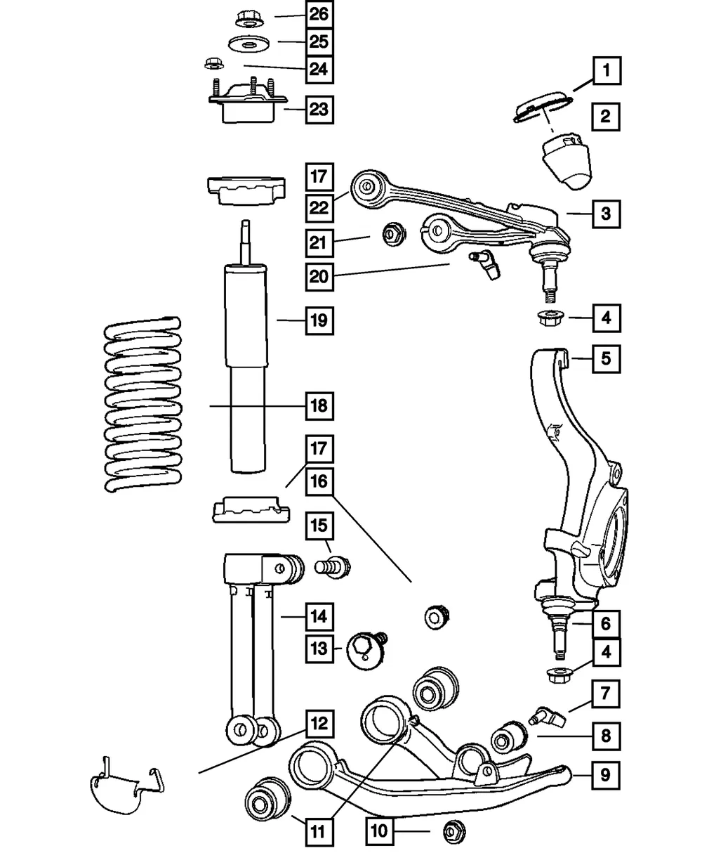Jounce Bumper - Mopar (52088684AC) - view 7