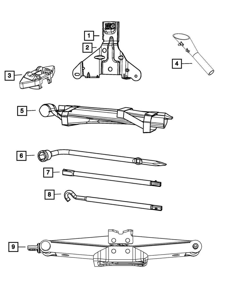 Jack Handle Driver - Mopar (52124172AA) - view 8