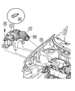 Air Cleaner Latch - Mopar (5277576) - view 18