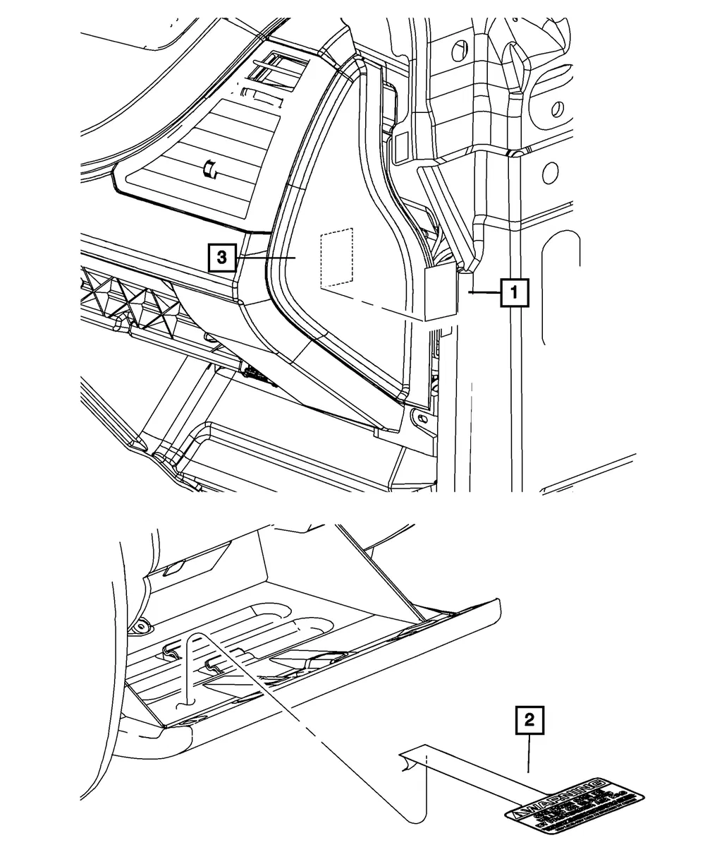 Anti Theft Label - Mopar (5288120)