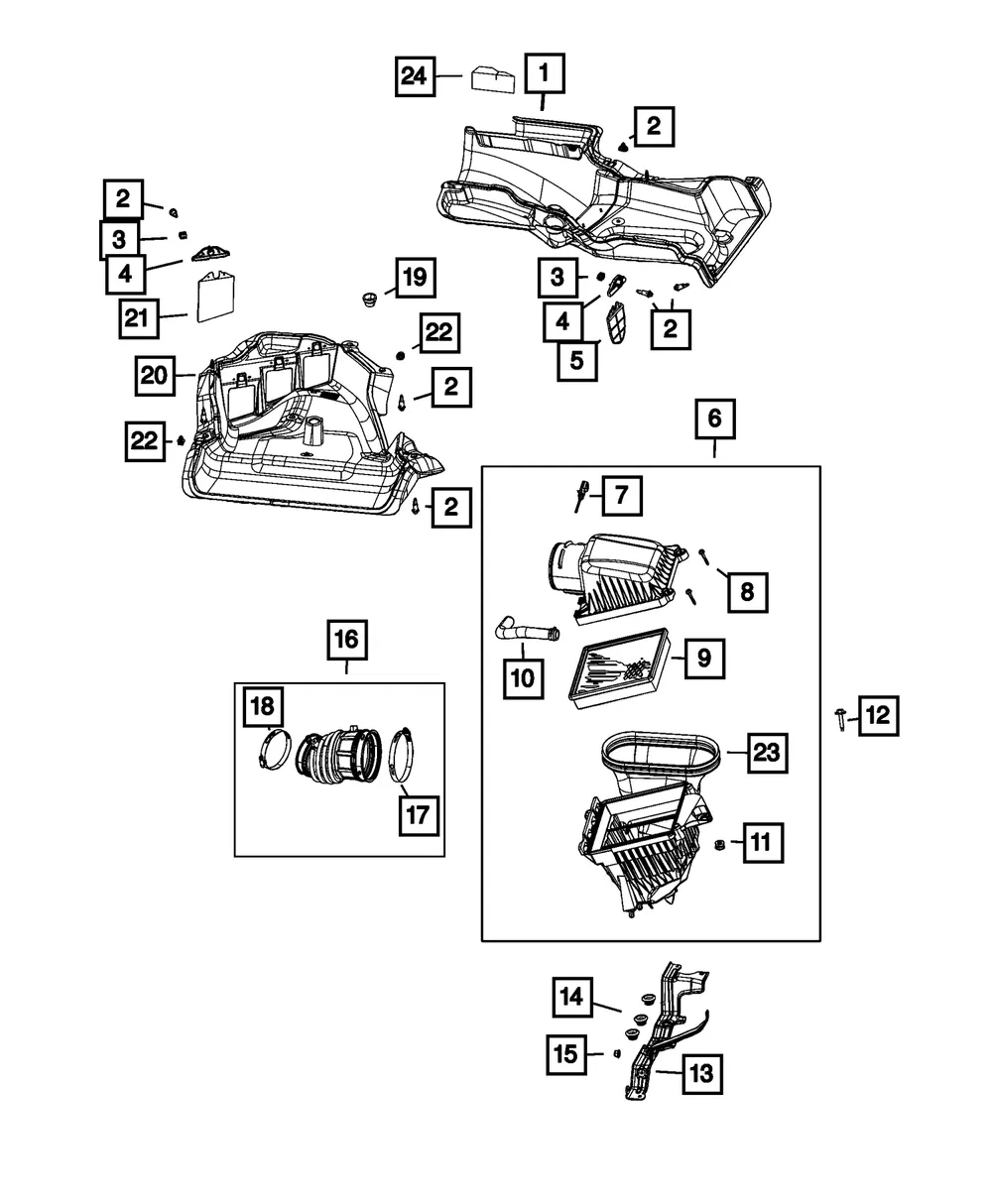 Plenum Door - Mopar (53011577aa)