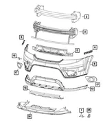 Fascia Applique - Mopar (55001049AA) - view 12