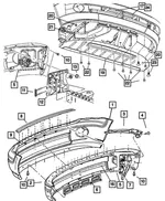 Grille Bumper - Mopar (55077387AA) - view 14