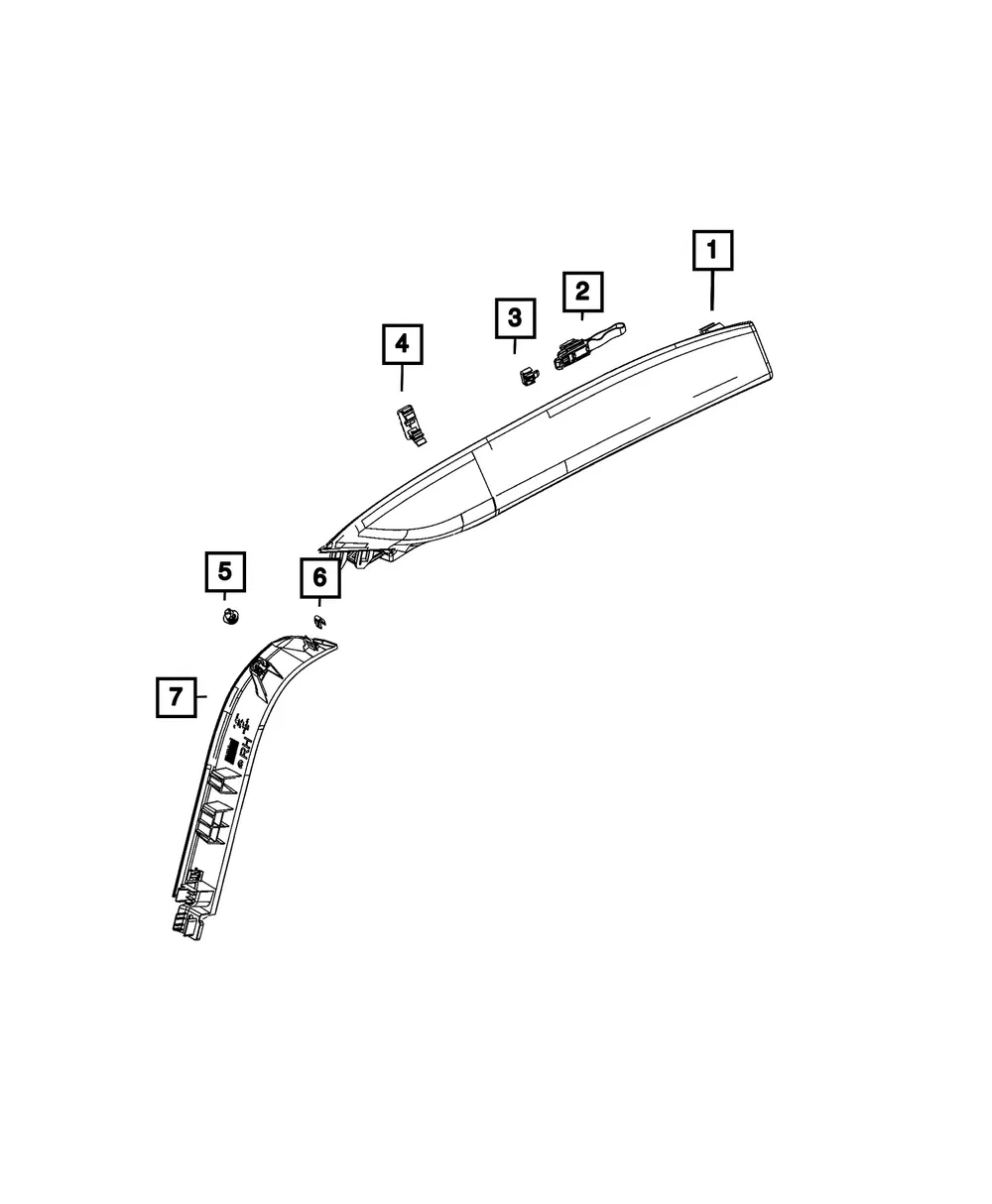 Molding Clip - Mopar (55079488AA) - view 4
