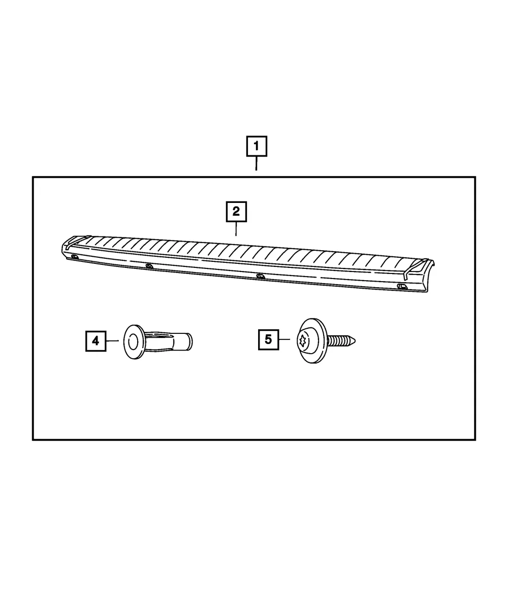 Spoiler Kit - Mopar (55112047AC) - view 8