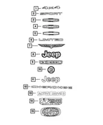 Hood Nameplate - Mopar (55112722AA) - view 12