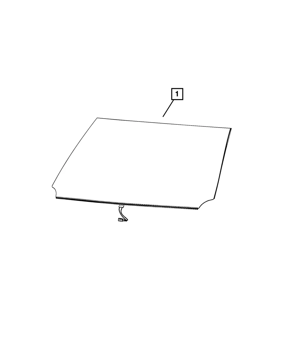 Windshield - Mopar (55112752ad)