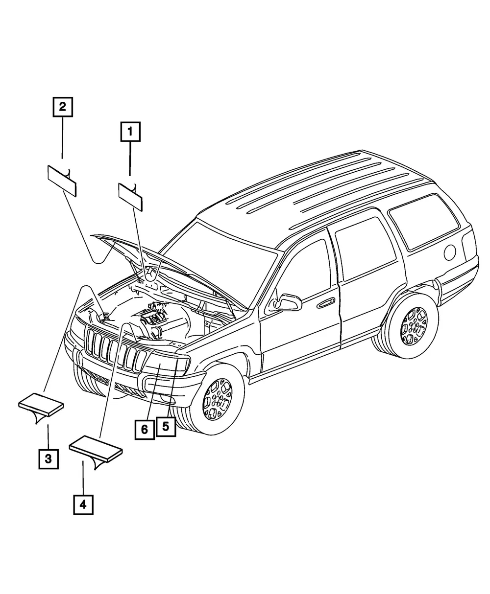 A/C Spec Label - Mopar (55116955ac)