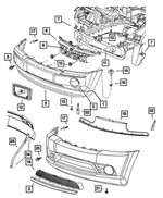 Fascia Bracket - Mopar (55156878AE) - view 15