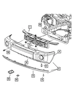 Fascia Bracket - Mopar (55156974AF) - view 10