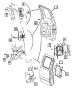 Door Cable - Mopar (55275106) - view 14