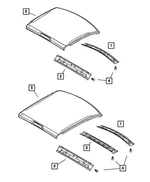Roof Panel - Mopar (55275814AA) - view 14