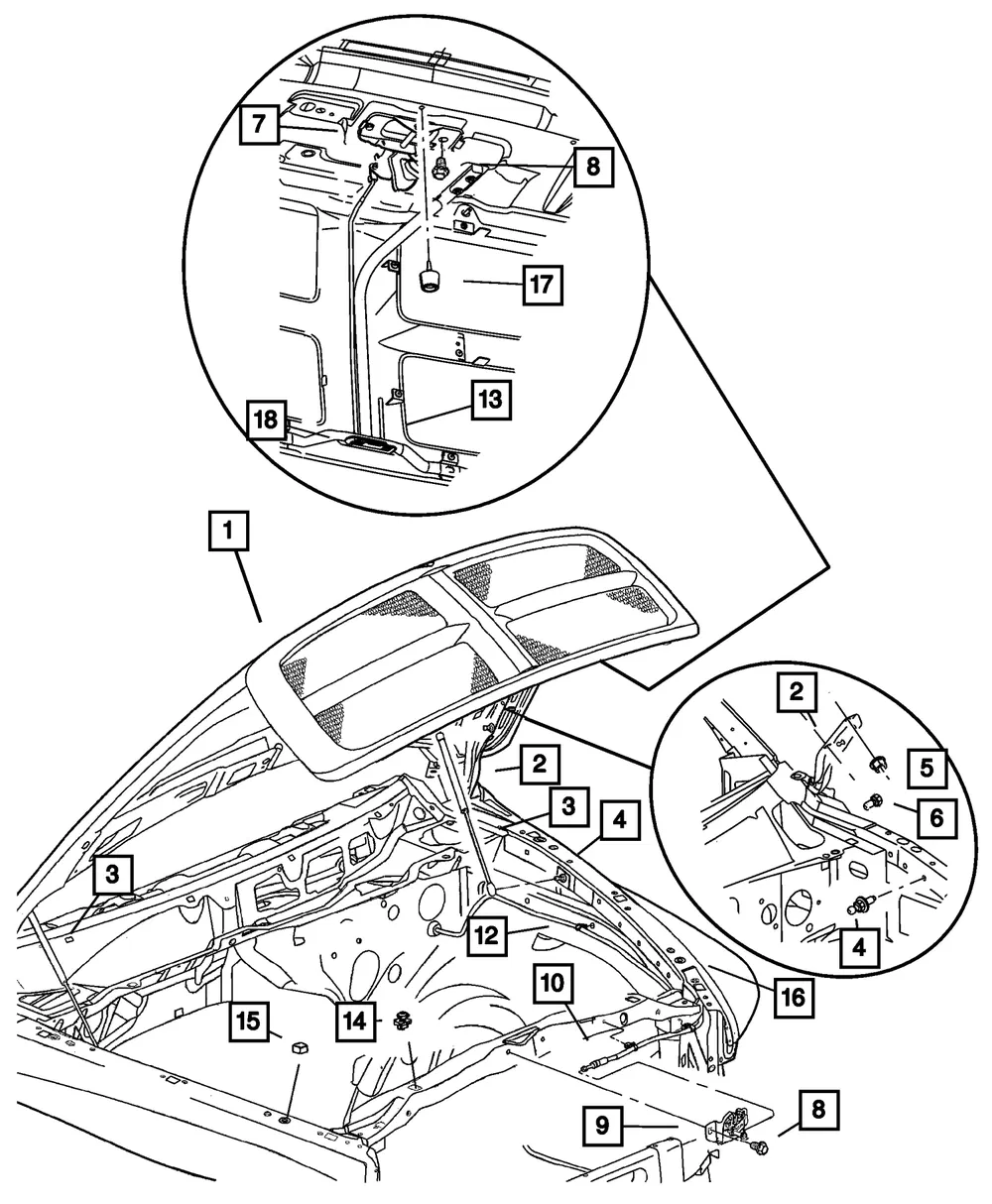 Hood Latch Release - Mopar (55275849AA) - view 8