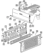 Tailgate Latch - Mopar (55275952AD) - view 18