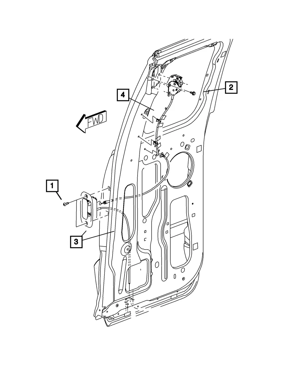 LATCH - Mopar (55359381AD) - view 8