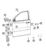 Front Door, Right - Mopar (55369462ao) - view 10