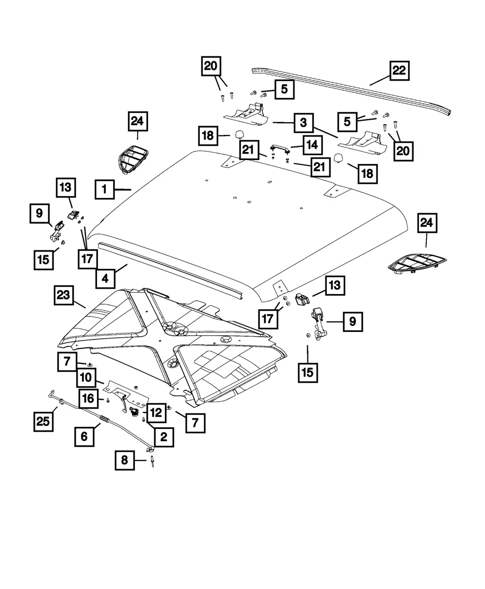 Hood Catch - Mopar (55395652AC) - view 7