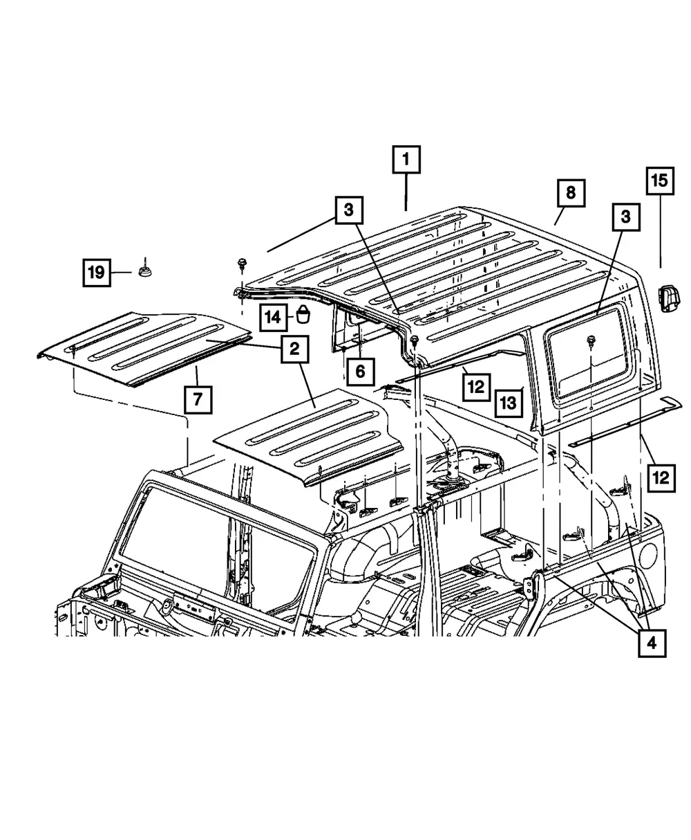 Door Seal - Mopar (55397480aa)
