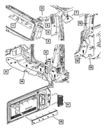 Grille - Mopar (5KJ01XDVAC) - view 6