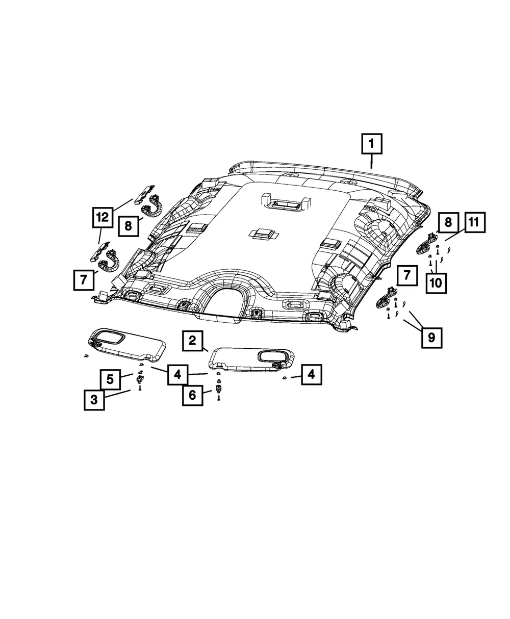 Grab Handle - Mopar (5NE37MS7AA) - view 5