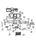 Instrument Panel Applique - Mopar (5PC63LU4AA) - view 12