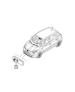 Inside Rear View Mirror - Mopar (5RC86MS7AA) - view 14