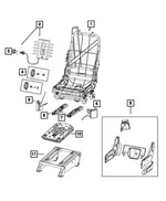 Seat Back Handle - Mopar (5SG52LXBAA) - view 8