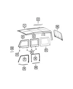 Tailgate Window - Mopar (5SQ95SX9AC) - view 25
