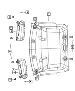 Headliner - Mopar (5SX36BD1AE) - view 12